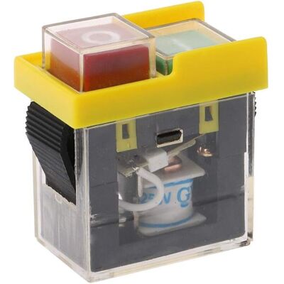 MOXIE Machine De Bouton-poussoir Électromagnétique De Commutateur Magnétique Imperméable À Ca 250v 6a A Vu Le Foret De Coupeur Sur Off - Publicité MOXIE Machine De Bouton-poussoir Électromagnétique De Commutateur Magnétique Imperméable À Ca 250v 6a A Vu Le Foret De Coupeur Sur Off - Publicité
