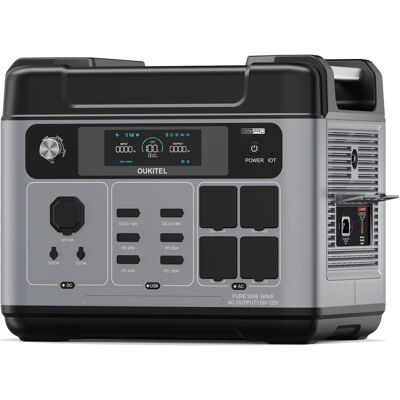 Centrale Électrique Portable - Oukitel - P2001 Plus - 2400w - Batterie Lifepo4 2048wh - Publicité Centrale Électrique Portable - Oukitel - P2001 Plus - 2400w - Batterie Lifepo4 2048wh - Publicité