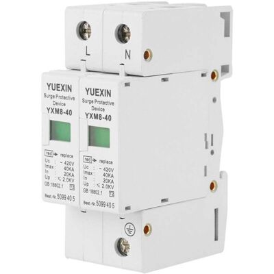 OEM 220v 40ka 2p Parafoudre Protecteur De Surtension Domestique Voltage Surge Arrester Device Dispositif De Contre Les Surtensions - Publicité OEM 220v 40ka 2p Parafoudre Protecteur De Surtension Domestique Voltage Surge Arrester Device Dispositif De Contre Les Surtensions - Publicité