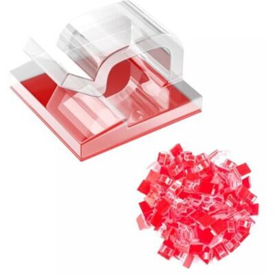 SANS MARQUE 80 Pièces Clips De Câble Extérieurs Auto-adhésifs, Transparent Plastique Accroche Cable, Organisateur De Cordon Clips, Support De Fil Pour Guirlande Lumineuse, Réseau Ligne Tv, Bureau, Maiso - Publicité SANS MARQUE 80 Pièces Clips De Câble Extérieurs Auto-adhésifs, Transparent Plastique Accroche Cable, Organisateur De Cordon Clips, Support De Fil Pour Guirlande Lumineuse, Réseau Ligne Tv, Bureau, Maiso - Publicité