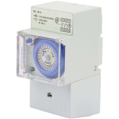 OEM Interrupteur De Minuterie, 110v-230v Sul181h Minuterie Mécanique Analogique 24 Heures Contrôleur Manuel/automatique-crezuo - Publicité OEM Interrupteur De Minuterie, 110v-230v Sul181h Minuterie Mécanique Analogique 24 Heures Contrôleur Manuel/automatique-crezuo - Publicité