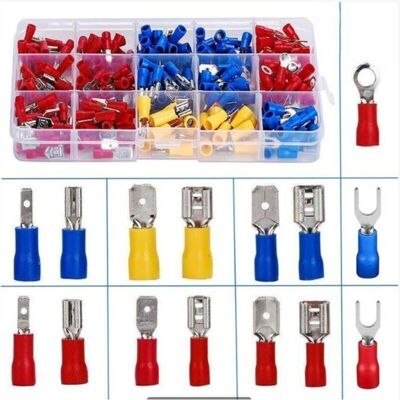 OEM Coffret 280 Cosses Électricien,cosses Electriques A Sertir, 280 Pcs Cosse Electrique Isolée, Connecteurs Électrique A Sertir, Cosses Et Kits, Assortiment Connecteurs Ronde Cosses Plates Cosses Femelle - Publicité OEM Coffret 280 Cosses Électricien,cosses Electriques A Sertir, 280 Pcs Cosse Electrique Isolée, Connecteurs Électrique A Sertir, Cosses Et Kits, Assortiment Connecteurs Ronde Cosses Plates Cosses Femelle - Publicité
