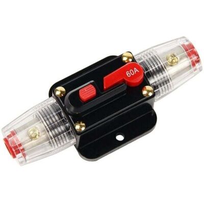 ABYSSE Auto Disjoncteur Protection De Voiture 12v - 24v Dc Avec Commutateur Manuel De Réinitialisation De Fusible 60a - Publicité ABYSSE Auto Disjoncteur Protection De Voiture 12v - 24v Dc Avec Commutateur Manuel De Réinitialisation De Fusible 60a - Publicité