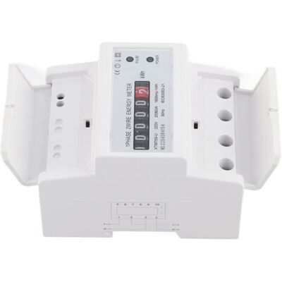 ABYSSE Compteur Électrique Électronique 220v 1 Phase 2 Fils 4p Sur Rail Din (20(80)a) - Publicité ABYSSE Compteur Électrique Électronique 220v 1 Phase 2 Fils 4p Sur Rail Din (20(80)a) - Publicité