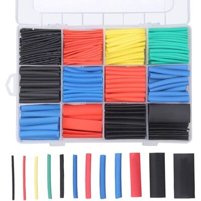 OEM 750 Pièces Gaines Thermorétractables. Isolation Électrique. Tube De Câble. 2:1. 5 Couleurs. 12 Tailles - Publicité OEM 750 Pièces Gaines Thermorétractables. Isolation Électrique. Tube De Câble. 2:1. 5 Couleurs. 12 Tailles - Publicité