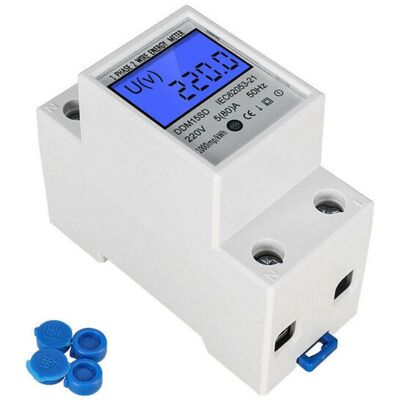 OEM Compteur Électrique - Compteur D'Énergie Numérique Din - 80 A - 220 V - Din Lcd - Compteur Intermédiaire/courant - Compteur De Consommation - Non Calibré - Interface S0-crezuo - Publicité OEM Compteur Électrique - Compteur D'Énergie Numérique Din - 80 A - 220 V - Din Lcd - Compteur Intermédiaire/courant - Compteur De Consommation - Non Calibré - Interface S0-crezuo - Publicité
