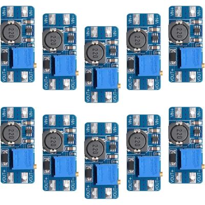Apex Lot De 10 Convertisseurs Élévateurs Dc-dc, Convertisseur Élévateur 2a, Module Régulateur De Tension 2a, 3v/5v, Convient Aux Convertisseurs Élévateurs 5v/9v/12v/24v, Réglable, Compatible Arduino. Publicité Apex Lot De 10 Convertisseurs Élévateurs Dc-dc, Convertisseur Élévateur 2a, Module Régulateur De Tension 2a, 3v/5v, Convient Aux Convertisseurs Élévateurs 5v/9v/12v/24v, Réglable, Compatible Arduino. Publicité