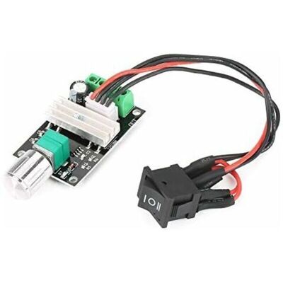 OEM Variateur De Vitesse Pwm Reversible Pour Moteur À Courant Continu, Contrôleur De Vitesse Dc 6v 12v 24v 3a Avec Interrupteur Et Bornes À Vis, Dimensions 50x32x15mm - Publicité OEM Variateur De Vitesse Pwm Reversible Pour Moteur À Courant Continu, Contrôleur De Vitesse Dc 6v 12v 24v 3a Avec Interrupteur Et Bornes À Vis, Dimensions 50x32x15mm - Publicité