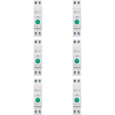 OEM Disjoncteurs Intelligents Wifi Tuya 1p+n 63a, Interrupteur Sur Rail Din Avec Statistiques Électriques, Compatible Avec La Commande Vocale À Distance Alexa Home. Publicité OEM Disjoncteurs Intelligents Wifi Tuya 1p+n 63a, Interrupteur Sur Rail Din Avec Statistiques Électriques, Compatible Avec La Commande Vocale À Distance Alexa Home. Publicité
