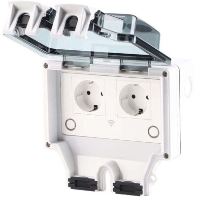 OEM Ulisem Prise Exterieure Etanche-prise Extérieure Étanche Ip66 Avec Interrupteur Témoin Lumineux-16a 110-250v Style Européen - Prise De Jardin Pour L'Extérieur Cour Intérieure - Publicité OEM Ulisem Prise Exterieure Etanche-prise Extérieure Étanche Ip66 Avec Interrupteur Témoin Lumineux-16a 110-250v Style Européen - Prise De Jardin Pour L'Extérieur Cour Intérieure - Publicité