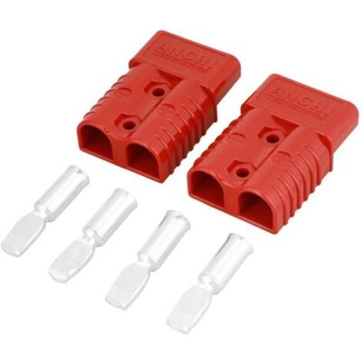 OEM Royaluxe-2 Pcs Batterie Connexion Rapide Prise De Connecteur Connecteurs D'Alimentation Avec Broches De Terminal 175a 600v Rouge - Publicité OEM Royaluxe-2 Pcs Batterie Connexion Rapide Prise De Connecteur Connecteurs D'Alimentation Avec Broches De Terminal 175a 600v Rouge - Publicité