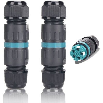 OEM 2-pack 5 Broches M25 Connecteurs De Câbles Étanches Ip68 Ø5mm-ø14mm Tüv Manchon De Raccordement Électrique Extérieur-5 Broches Pour Jardin Et Câble Souterrain-crezuo - Publicité OEM 2-pack 5 Broches M25 Connecteurs De Câbles Étanches Ip68 Ø5mm-ø14mm Tüv Manchon De Raccordement Électrique Extérieur-5 Broches Pour Jardin Et Câble Souterrain-crezuo - Publicité