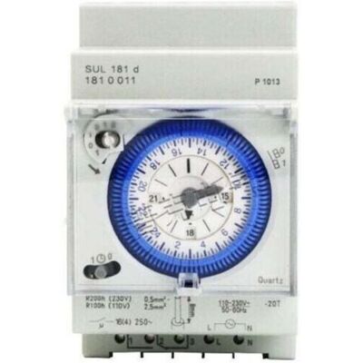 OEM Mécanique Interrupteur Horaire Bidirectionnel 24 Heures Rail Din Avec Réserve De Marche Sul 181d 110-230v - Publicité OEM Mécanique Interrupteur Horaire Bidirectionnel 24 Heures Rail Din Avec Réserve De Marche Sul 181d 110-230v - Publicité