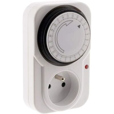 OEM Lot De 2 Programmateur Mécanique À Usage Quotidien Avec Voyant Lumineux 3680 W - Blanc - Publicité OEM Lot De 2 Programmateur Mécanique À Usage Quotidien Avec Voyant Lumineux 3680 W - Blanc - Publicité