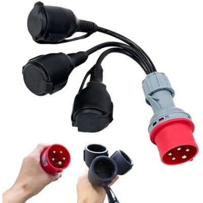 Scotch Adaptateur Cee Pour Répartiteur De Courant Fort 400 V 16 A Vers 3 Rallonges De Couplage 230 V, Câble Adaptateur Camping Avec Couvercle À Charnière Et Fiche De Sécurité, Pour Caravanes, Industrie, Util - Publicité Scotch Adaptateur Cee Pour Répartiteur De Courant Fort 400 V 16 A Vers 3 Rallonges De Couplage 230 V, Câble Adaptateur Camping Avec Couvercle À Charnière Et Fiche De Sécurité, Pour Caravanes, Industrie, Util - Publicité