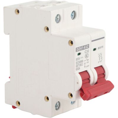 OEM Disjoncteur Miniature Mcb 2p Dc 500v 63a, Disjoncteur De Sécurité (dz47-63z-2p)-dou - Publicité OEM Disjoncteur Miniature Mcb 2p Dc 500v 63a, Disjoncteur De Sécurité (dz47-63z-2p)-dou - Publicité