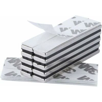 OEM Aimants Néodyme Rectangulaires 60x10x3 Mm Ruban Adhésif 3m Haute Résistance - Idéal Bricolage Cuisine Aménagement -ulisem - Publicité OEM Aimants Néodyme Rectangulaires 60x10x3 Mm Ruban Adhésif 3m Haute Résistance - Idéal Bricolage Cuisine Aménagement -ulisem - Publicité