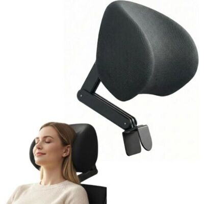 SANS MARQUE Un Appui-tête Inclus, Accessoire Appui-tête Pour Chaise De Bureau, Support Cervical Pour Chaise De Bureau, Confort Ergonomique (noir). Publicité SANS MARQUE Un Appui-tête Inclus, Accessoire Appui-tête Pour Chaise De Bureau, Support Cervical Pour Chaise De Bureau, Confort Ergonomique (noir). Publicité
