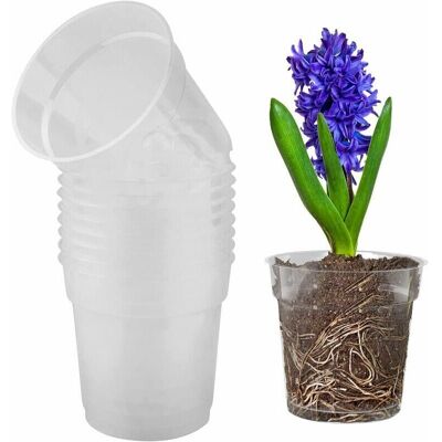 SANS MARQUE Pot De Fls Plastique Transparent Pot À Orchidée En Plastique Transparent Pot À Orchidée En Plastique Transparent Avec Trous De Drainage Pour Balcon Intéri, Bureau, Extéri(10 Pièces) - Publicité SANS MARQUE Pot De Fls Plastique Transparent Pot À Orchidée En Plastique Transparent Pot À Orchidée En Plastique Transparent Avec Trous De Drainage Pour Balcon Intéri, Bureau, Extéri(10 Pièces) - Publicité