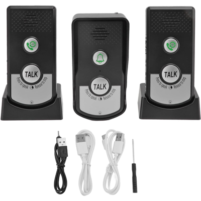 OEM Lot De 3 Sonnette D'Interphone Vocal, 1000 M De Charge Usb Intelligente Sans Fil Appel Sonnette Étanche Sans Fil Interphone De Sonnette Pour Bureau À Domicile -anpviz - Publicité OEM Lot De 3 Sonnette D'Interphone Vocal, 1000 M De Charge Usb Intelligente Sans Fil Appel Sonnette Étanche Sans Fil Interphone De Sonnette Pour Bureau À Domicile -anpviz - Publicité