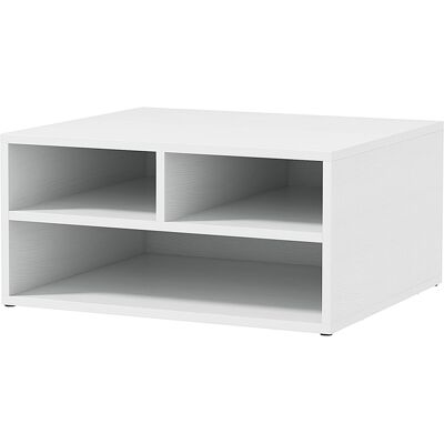 OEM Organiseur Bureau Aspect Blanc Avec 3 Compartiments Fournitures Support D'Imprimante 47 X 40 X 22,5 Cm - Publicité OEM Organiseur Bureau Aspect Blanc Avec 3 Compartiments Fournitures Support D'Imprimante 47 X 40 X 22,5 Cm - Publicité