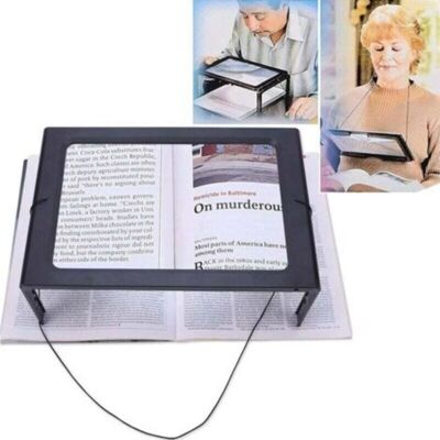 SANS MARQUE Loupe De Lecture, Loupe Avec Lumière Led, Loupe Rectangulaire Mains Libres Avec Grossissement 3x, 4 Lampes Led Et Pieds Dépliants - A4 Pleine Page Loupe Pour Personnes Âgées Ou Avec Une Mauvais - Publicité SANS MARQUE Loupe De Lecture, Loupe Avec Lumière Led, Loupe Rectangulaire Mains Libres Avec Grossissement 3x, 4 Lampes Led Et Pieds Dépliants - A4 Pleine Page Loupe Pour Personnes Âgées Ou Avec Une Mauvais - Publicité