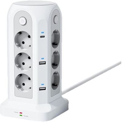 OEM Station De Recharge Usb Intelligente Verticale, Multiprise Tour Avec Ports Type-c Pd Charge Rapide Pour Bureau Maison, Prise Multiple Verticale - Publicité OEM Station De Recharge Usb Intelligente Verticale, Multiprise Tour Avec Ports Type-c Pd Charge Rapide Pour Bureau Maison, Prise Multiple Verticale - Publicité