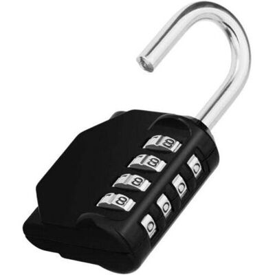 SANS MARQUE Cadenas De Casier À Combinaison, Cadenas Codé À 4 Chiffres, Cadenas De Salle De Sport, Cadenas De Casier Scolaire, Cadenas À Combinaison Résistant Aux Intempéries Pour L'Extérieur (noir) - Publicité SANS MARQUE Cadenas De Casier À Combinaison, Cadenas Codé À 4 Chiffres, Cadenas De Salle De Sport, Cadenas De Casier Scolaire, Cadenas À Combinaison Résistant Aux Intempéries Pour L'Extérieur (noir) - Publicité