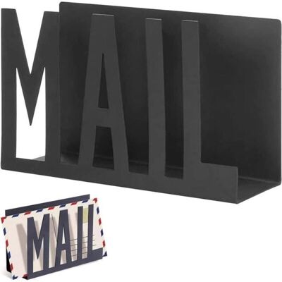 SANS MARQUE (noir)trieur De Courrier - Métal Noir - Organisateur De Lettres - Design Élégant - Compact - Durable - Publicité SANS MARQUE (noir)trieur De Courrier - Métal Noir - Organisateur De Lettres - Design Élégant - Compact - Durable - Publicité