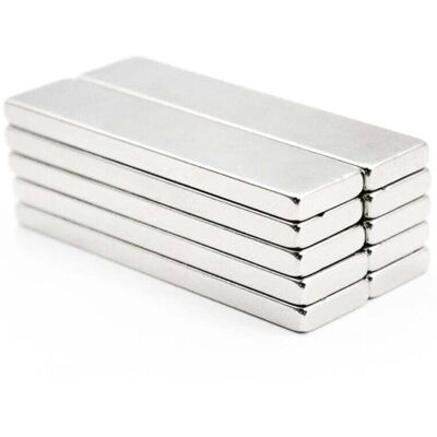 OEM Lot De 10 Aimants En Néodyme Rectangulaires - Argenté - Barre Magnétique De Terre Rare - Pour Cuisine, Tableaux Blancs, Réfrigérateurs - 40 X 10 X 3 Mm-crezuo - Publicité OEM Lot De 10 Aimants En Néodyme Rectangulaires - Argenté - Barre Magnétique De Terre Rare - Pour Cuisine, Tableaux Blancs, Réfrigérateurs - 40 X 10 X 3 Mm-crezuo - Publicité