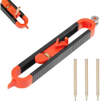 SANS MARQUE Jauge De Contour, Outil De Scribe De Jauge De Contour, Jauge De Contour Avec Serrure, Duplicateur De Forme Irrégulière Avec Serrure, Jauge De Contour Précise, Contour Gauge Duplicator, 3 Crayons - Publicité SANS MARQUE Jauge De Contour, Outil De Scribe De Jauge De Contour, Jauge De Contour Avec Serrure, Duplicateur De Forme Irrégulière Avec Serrure, Jauge De Contour Précise, Contour Gauge Duplicator, 3 Crayons - Publicité