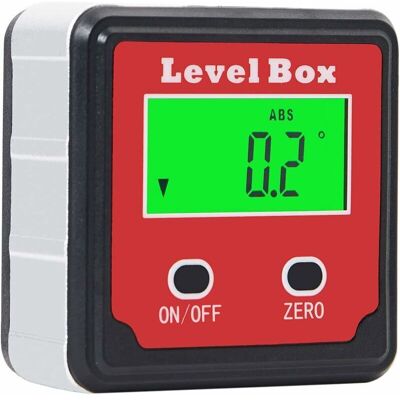 SANS MARQUE Rapporteur D'Angle Numérique Magnétique Bevel Box Inclinomètre Lcd Étanche Avec Aimants Intégrés Rouge - Publicité SANS MARQUE Rapporteur D'Angle Numérique Magnétique Bevel Box Inclinomètre Lcd Étanche Avec Aimants Intégrés Rouge - Publicité