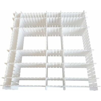 Melissa Organisateur De Tiroir, 12 Unité(s), Grille Diviseur De Tiroir, Réglable, Séparateurs De Tiroir En Plastique Pour Sous-vêtements, Chaussettes, Ceintures, Fournitures De Bureau (blanc) - Publicité Melissa Organisateur De Tiroir, 12 Unité(s), Grille Diviseur De Tiroir, Réglable, Séparateurs De Tiroir En Plastique Pour Sous-vêtements, Chaussettes, Ceintures, Fournitures De Bureau (blanc) - Publicité