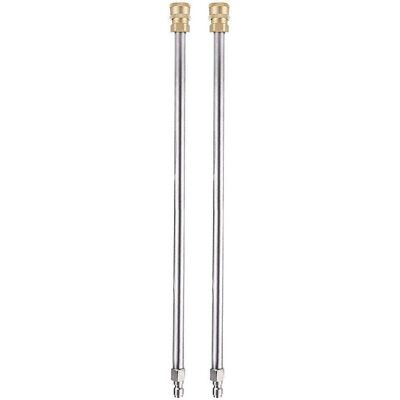 SANS MARQUE Lot De 2 Rallonges De Lance De Nettoyeur Haute Pression De 43,1 Cm 4000 Psi - Rallonge De Nettoyeur Haute Pression Avec Raccord Rapide 1/4 Pour Nettoyeur Haute Pression - Publicité SANS MARQUE Lot De 2 Rallonges De Lance De Nettoyeur Haute Pression De 43,1 Cm 4000 Psi - Rallonge De Nettoyeur Haute Pression Avec Raccord Rapide 1/4 Pour Nettoyeur Haute Pression - Publicité