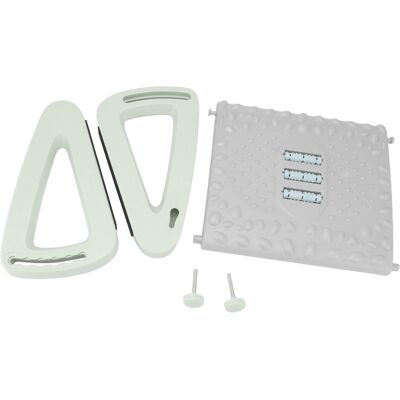 EOSNOW Repose-pieds Ergonomique Sous Le Bureau, 6 Hauteurs Réglables, Avec Texture De Massage Et Rouleau Pour Bureau, Vert - Publicité EOSNOW Repose-pieds Ergonomique Sous Le Bureau, 6 Hauteurs Réglables, Avec Texture De Massage Et Rouleau Pour Bureau, Vert - Publicité