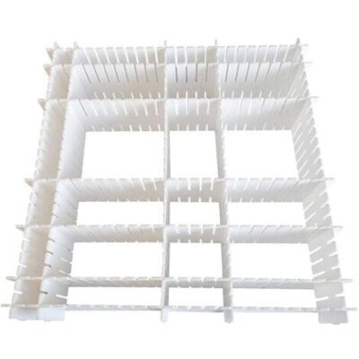 OEM 12 Pcs Séparateurs De Tiroir, Organisateur De Tiroir Réglables Pour Sous-vêtements, Chaussettes, Maquillage, Fournitures De Bureau, Blanc - Publicité OEM 12 Pcs Séparateurs De Tiroir, Organisateur De Tiroir Réglables Pour Sous-vêtements, Chaussettes, Maquillage, Fournitures De Bureau, Blanc - Publicité