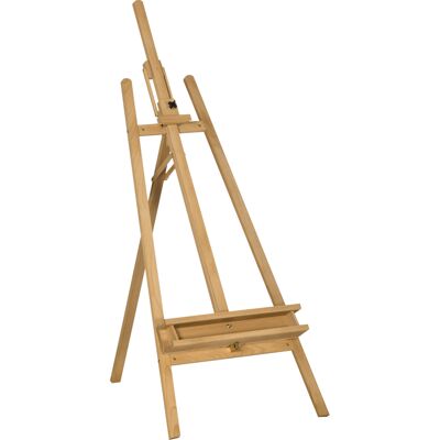 OEM Chevalet Pliant En Hêtre, Hauteur Et Angle Réglables, 65 X 110 X 180-235 Cm - Publicité OEM Chevalet Pliant En Hêtre, Hauteur Et Angle Réglables, 65 X 110 X 180-235 Cm - Publicité