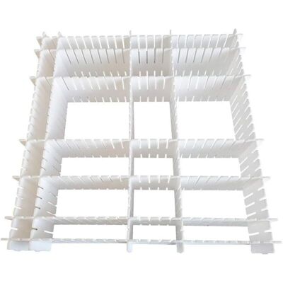 VOLISAU Organisateur De Tiroir, 12 Unité(s), Grille Diviseur De Tiroir, Réglable, Séparateurs De Tiroir En Plastique Pour Sous-vêtements, Chaussettes, Ceintures, Fournitures De Bureau (blanc) - Publicité VOLISAU Organisateur De Tiroir, 12 Unité(s), Grille Diviseur De Tiroir, Réglable, Séparateurs De Tiroir En Plastique Pour Sous-vêtements, Chaussettes, Ceintures, Fournitures De Bureau (blanc) - Publicité