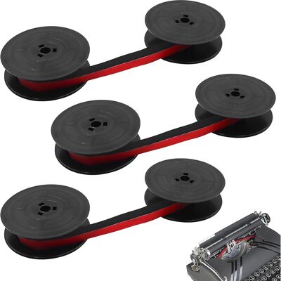 SANS MARQUE 3 Pièces Gr4 Ruban De Machine À Écrire,ruban Machine A Ecrire Universel En Nylon Compatible Avec La Plupart Des Machines À Écrire,l'encre Est Durable Et Facile À Remplacer (noir & Rouge) - Publicité SANS MARQUE 3 Pièces Gr4 Ruban De Machine À Écrire,ruban Machine A Ecrire Universel En Nylon Compatible Avec La Plupart Des Machines À Écrire,l'encre Est Durable Et Facile À Remplacer (noir & Rouge) - Publicité