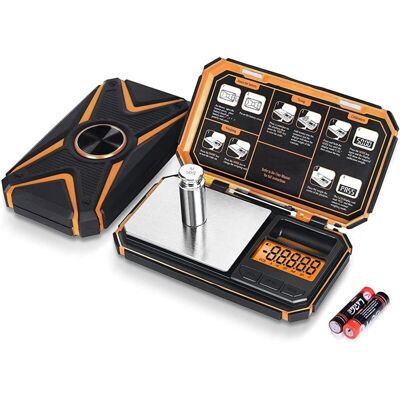 Melissa Balance De Poche De Précision, 200 G X 0,01 G, Balance Alimentaire Numérique Avec Écran Lcd, 6 Unités De Conversion En Un Clic, Mini Balance Pour Poudre/herbes/pièce De Monnaie (batterie Incluse) - Publicité Melissa Balance De Poche De Précision, 200 G X 0,01 G, Balance Alimentaire Numérique Avec Écran Lcd, 6 Unités De Conversion En Un Clic, Mini Balance Pour Poudre/herbes/pièce De Monnaie (batterie Incluse) - Publicité