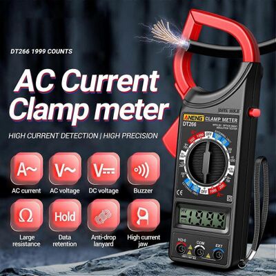 FLAMMKRAFT Aneng Dt266 Lcd 1999 Points Pince Ampèremétrique Numérique Professionnelle True Rms, Testeur De Courant Et De Tension Ac/dc - Publicité FLAMMKRAFT Aneng Dt266 Lcd 1999 Points Pince Ampèremétrique Numérique Professionnelle True Rms, Testeur De Courant Et De Tension Ac/dc - Publicité