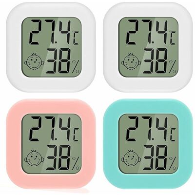BRINSEA Mini Lcd Thermomètre Hygromètre Interieur Numérique ,thermo Hygromètre Indicateur Du Niveau , 4 Pièces - Publicité BRINSEA Mini Lcd Thermomètre Hygromètre Interieur Numérique ,thermo Hygromètre Indicateur Du Niveau , 4 Pièces - Publicité