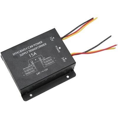 FLAMMKRAFT 1. Convertisseur 24v Vers 12v 15a Avec Protection Contre Les Courts-circuits, Réducteur De Tension Professionnel Et Écologique Pour Voiture. (112 Caractères) - Publicité FLAMMKRAFT 1. Convertisseur 24v Vers 12v 15a Avec Protection Contre Les Courts-circuits, Réducteur De Tension Professionnel Et Écologique Pour Voiture. (112 Caractères) - Publicité