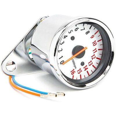 FLAMMKRAFT Compte-tours Pour Moto 1,6 W, Boîtier Métallique, Aiguilles Électroniques Inductives, Indicateur De Régime. Publicité FLAMMKRAFT Compte-tours Pour Moto 1,6 W, Boîtier Métallique, Aiguilles Électroniques Inductives, Indicateur De Régime. Publicité