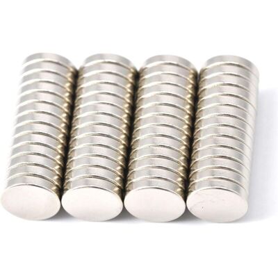 Melissa 52 Pièces Aimants 10x2 Mm Extrêmement Puissants, Environ 2 Kg De Force De Adhérence - Publicité Melissa 52 Pièces Aimants 10x2 Mm Extrêmement Puissants, Environ 2 Kg De Force De Adhérence - Publicité