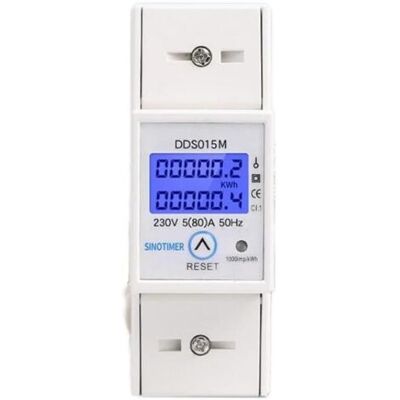SCORPIO 220 V Compteur Electrique Consommation, D'Énergie 50hz Digital Lcd Monophasé Compteur D'Énergie Wattmètre Montage Sur Rail Din Avec Rétroéclairage Mesure Consommation Electrique 5-80a 230v - Publicité SCORPIO 220 V Compteur Electrique Consommation, D'Énergie 50hz Digital Lcd Monophasé Compteur D'Énergie Wattmètre Montage Sur Rail Din Avec Rétroéclairage Mesure Consommation Electrique 5-80a 230v - Publicité