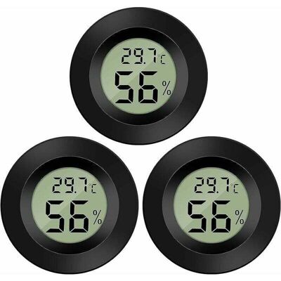 Scotch Mini Digital Lcd Thermomètre Hygromètre, Thermomètre ,portable Thermo Hygromètre Indicateur , Température Humidité -5070℃ 20%99% Rh (3 Pcs ) - Publicité Scotch Mini Digital Lcd Thermomètre Hygromètre, Thermomètre ,portable Thermo Hygromètre Indicateur , Température Humidité -5070℃ 20%99% Rh (3 Pcs ) - Publicité