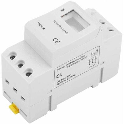 OEM Interrupteur Minuterie Numérique Thc15a 220-240vac 16a Interrupteur Minuterie Programmable Numérique Sur Rail Din - Publicité OEM Interrupteur Minuterie Numérique Thc15a 220-240vac 16a Interrupteur Minuterie Programmable Numérique Sur Rail Din - Publicité