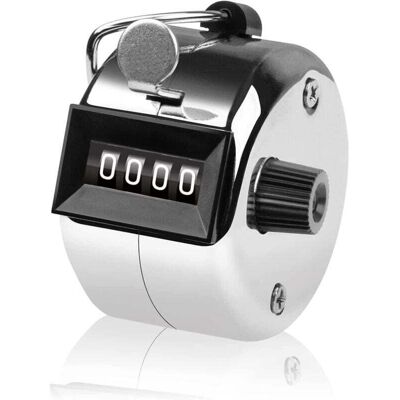 Scotch Compteur Manuel 4 Chiffres Métallique Pour Comptage Golf Marqueur Clicker - Publicité Scotch Compteur Manuel 4 Chiffres Métallique Pour Comptage Golf Marqueur Clicker - Publicité