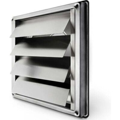 URSUS Grille Ventilation 150 Mm Grille Inox Anti-retour À Lamelles Mobiles Fermeture Automatique Grille De Hotte Résistant / Aeration Inox - Publicité URSUS Grille Ventilation 150 Mm Grille Inox Anti-retour À Lamelles Mobiles Fermeture Automatique Grille De Hotte Résistant / Aeration Inox - Publicité